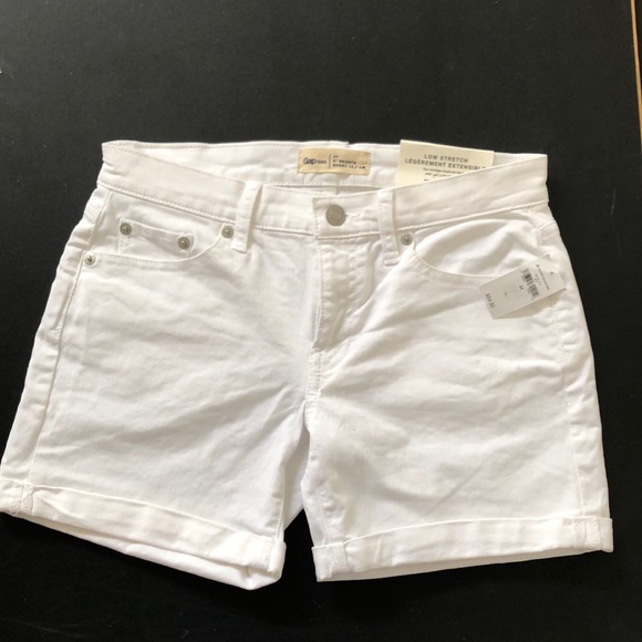 GAP WHITE JEAN SHORTS - Picture 1 of 2